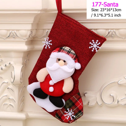 Santa Snowman Pendant Christmas Ornaments Stockings