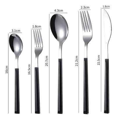 Marble Handle Cutlery Set